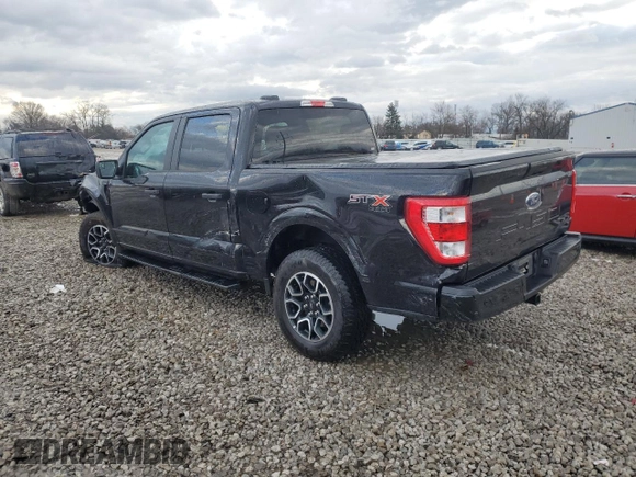 2023 Ford F-150 XL with VIN 1FTEW1EB4PKF59134, listed as a Copart auction lot 85747264 with 25,038 mi miles and Salvage Title. Bid and sale history available at carsss.com. Image 2.