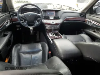 2015 Infiniti Q70 with VIN JN1BY1AR0FM561260, listed as a Copart auction lot 46496955 with 69,792 mi miles and Salvage title. Bid and sale history available at DreamBid. Image 8.