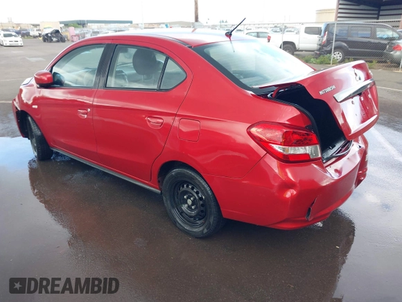 2019 Mitsubishi Mirage ES z VIN ML32F3FJXKHF15235, wystawiony jako IAAI lot #41590832 z przebiegiem 46 193 mil mil oraz . Historia ofert i sprzedaży dostępna na DreamBid. Obrazek 3.