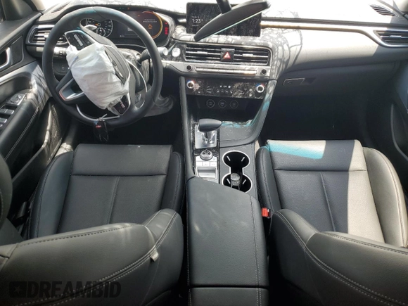 2025 Genesis G70 2.5T with VIN KMTG34SCXSU144382, listed as a Copart auction lot 53291695 with 3,465 mi miles and Non repairable. Bid and sale history available at DreamBid. Image 8.