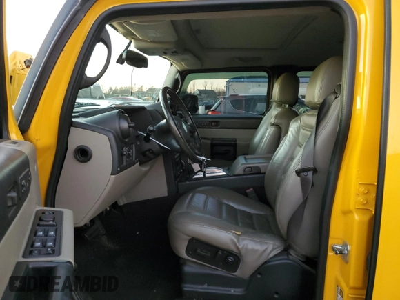 2005 Hummer H2 SUV with VIN 5GRGN23U55H105263, listed as a Copart auction lot 80446754 with 162,538 mi miles and Salvage Title. Bid and sale history available at carsss.com. Image 7.
