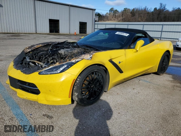2019 Chevrolet Corvette 3LT with VIN 1G1YF3D73K5115846, listed as a Copart auction lot 40368473 with 0 mi miles. Bid and sale history available at carsss.com. Image 1.