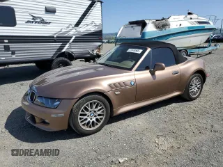 2001 BMW Z3 3.0 z VIN WBACN53491LJ58070, wystawiony jako Copart lot #52049565 z przebiegiem 67 697 mil mil oraz Szkody całkowita. Historia ofert i sprzedaży dostępna na DreamBid. Obrazek 1.