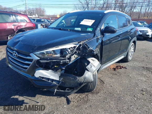 2017 Hyundai Tucson SE with VIN KM8J3CA48HU262668, listed as a IAAI auction lot 41852976 with 22,299 mi miles. Bid and sale history available at carsss.com. Image 6.