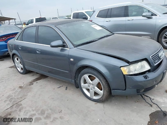 2003 Audi A4 3.0L with VIN WAULT68EX3A140754, listed as a IAAI auction lot 41899449 with 73,368 mi miles. Bid and sale history available at carsss.com. Image 1.