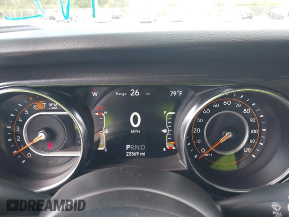 2023 Jeep Wrangler Willys with VIN 1C4HJXDN1PW634763, listed as a IAAI auction lot 41689202 with 23,369 mi miles and . Bid and sale history available at DreamBid. Image 7.