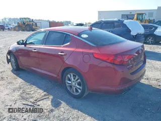 2013 Kia Optima EX with VIN 5XXGN4A72DG165295, listed as a IAAI auction lot 41269214 with 167,001 mi miles. Bid and sale history available at carsss.com. Image 3.
