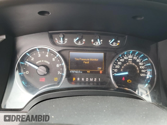 2011 Ford F-150 XLT with VIN 1FTFW1ET4BFC98666, listed as a Copart auction lot 59034455 with 175,742 mi miles and Salvage title. Bid and sale history available at DreamBid. Image 9.