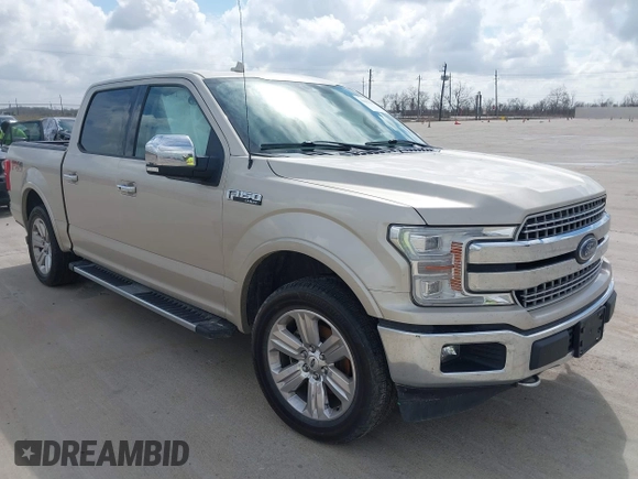 2018 Ford F-150 XL with VIN 1FTEW1E57JKC06727, listed as a IAAI auction lot 41683692 with 125,556 mi miles and . Bid and sale history available at DreamBid. Image 1.