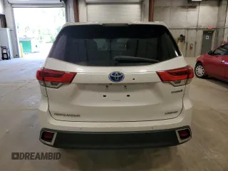 2018 Toyota Highlander Hybrid Limited with VIN 5TDDGRFH8JS039822, listed as a Copart auction lot 61665095 with 101,060 mi miles and Clean title. Bid and sale history available at DreamBid. Image 6.