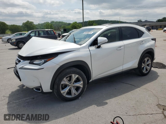 2017 Lexus NX 200t z VIN JTJBARBZ1H2106797, wystawiony jako Copart lot #54888015 z przebiegiem 96 165 mil mil oraz Szkoda całkowita • Salvage title. Historia ofert i sprzedaży dostępna na DreamBid. Obrazek 1.