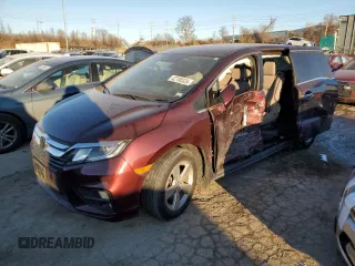 2019 Honda Odyssey EX with VIN 5FNRL6H52KB134725, listed as a Copart auction lot 42708325 with Not Provided miles and Salvage Title. Bid and sale history available at carsss.com. Image 1.