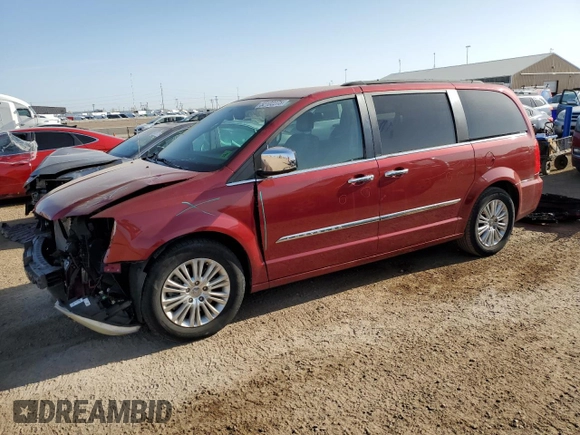 2012 Chrysler Town & Country Touring-L with VIN 2C4RC1CG1CR270216, listed as a Copart auction lot 52102275 with 78,600 mi miles and Salvage Title. Bid and sale history available at carsss.com. Image 1.
