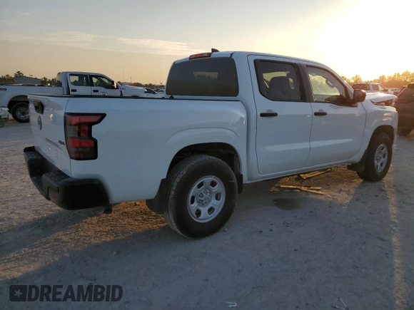 2024 Nissan Frontier S with VIN 1N6ED1EK5RN619667, listed as a Copart auction lot 81490124 with 1,422 mi miles and Salvage title. Bid and sale history available at DreamBid. Image 3.