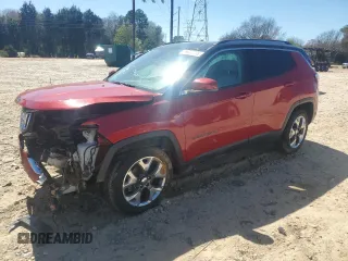 2018 Jeep Compass Limited with VIN 3C4NJCCB8JT410955, listed as a Copart auction lot 49793275 with 69,452 mi miles and Salvage Title. Bid and sale history available at carsss.com. Image 1.