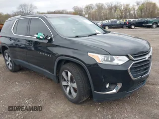2018 Chevrolet Traverse LT z VIN 1GNEVHKW3JJ144443, wystawiony jako IAAI lot #41644506 z przebiegiem 68 081 mil mil oraz . Historia ofert i sprzedaży dostępna na DreamBid. Obrazek 1.