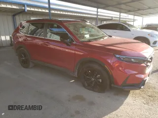 2024 Honda CR-V Sport-L with VIN 7FARS5H87RE023058, listed as a Copart auction lot 48722345 with 35,463 mi miles and Salvage Title. Bid and sale history available at DreamBid. Image 4.