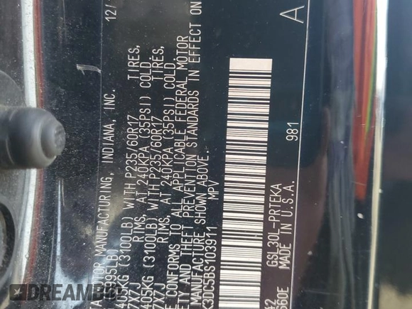 2011 Toyota Sienna LE AAS with VIN 5TDKK3DC5BS103911, listed as a Copart auction lot 51258425 with 202,099 mi miles and Salvage Title. Bid and sale history available at carsss.com. Image 13.