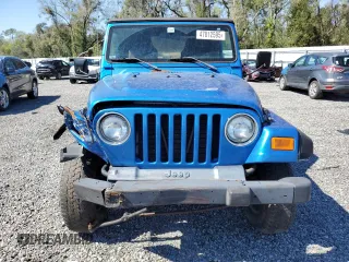 2003 Jeep Wrangler X with VIN 1J4FA39S03P317828, listed as a Copart auction lot 47012595 with 164,965 mi miles and Salvage Title. Bid and sale history available at carsss.com. Image 5.