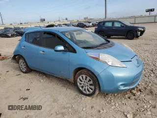 2015 Nissan LEAF SV with VIN 1N4AZ0CP7FC314549, listed as a Copart auction lot 71839493 with 79,430 mi miles. Bid and sale history available at carsss.com. Image 4.