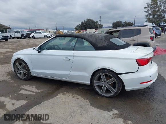 2016 Audi A3 2.0T Premium Plus with VIN WAU38LFF1G1117087, listed as a IAAI auction lot 39132207 with 43,353 mi miles. Bid and sale history available at carsss.com. Image 14.