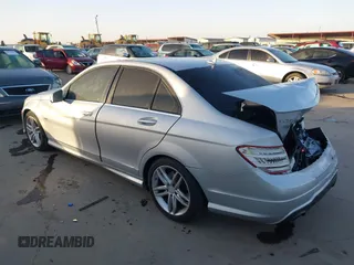 2012 Mercedes-Benz C-Class C 250 Sport with VIN WDDGF4HB4CR222881, listed as a IAAI auction lot 41783860 with 109,759 mi miles. Bid and sale history available at carsss.com. Image 3.