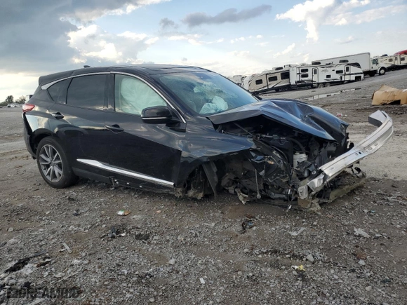 2023 Acura RDX w/Technology Package with VIN 5J8TC1H51PL001940, listed as a Copart auction lot 73582394 with 44,368 mi miles and Salvage Title. Bid and sale history available at carsss.com. Image 4.