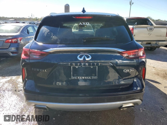 2021 Infiniti QX50 Essential с VIN 3PCAJ5CA2MF124748, выставлен на аукционе Copart как лот 81539814 с пробегом 34 565 миль миль и Списание • Salvage title. История ставок и продаж доступна на DreamBid. Изображение 6.