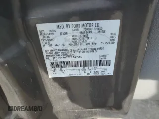 2007 Ford F-150 XLT with VIN 1FTPW14577FA27759, listed as a Copart auction lot 49444115 with 87,052 mi miles and Salvage Title. Bid and sale history available at carsss.com. Image 14.