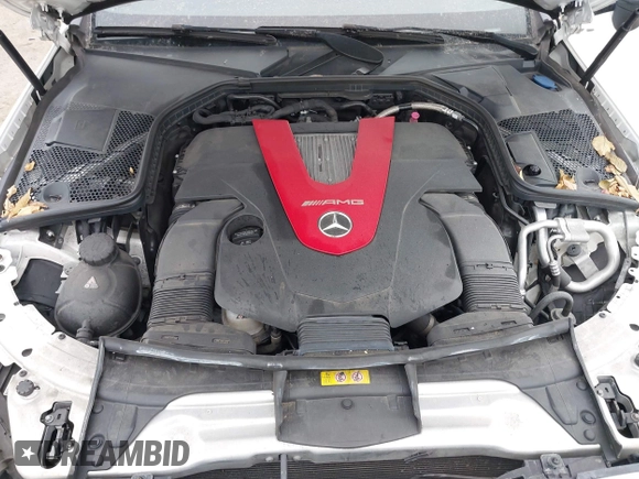 2017 Mercedes-Benz C 43 AMG with VIN WDDWJ6EB5HF489885, listed as a IAAI auction lot 41622994 with 77,547 mi miles and . Bid and sale history available at carsss.com. Image 10.