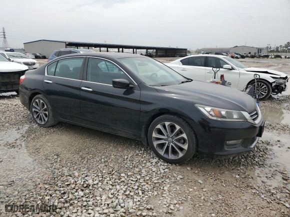 2014 Honda Accord Sedan Sport with VIN 1HGCR2F57EA264126, listed as a Copart auction lot 50596785 with 111,018 mi miles and Clean Title. Bid and sale history available at carsss.com. Image 4.