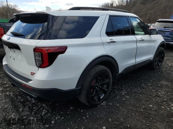 2023 Ford Explorer ST with VIN 1FM5K8GC9PGB78100, listed as a Copart auction lot 52565915 with 14,517 mi miles and Salvage Title. Bid and sale history available at carsss.com. Image 3.