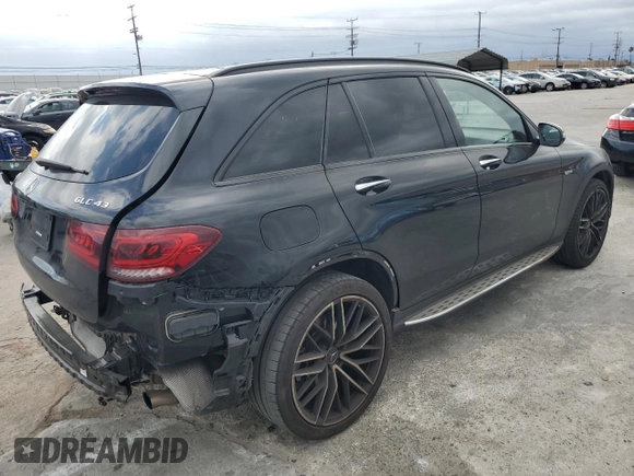 2021 Mercedes-Benz GLC with VIN W1N0G6EB5MF934224, listed as a Copart auction lot 52119644 with 32,868 mi miles and Salvage Title. Bid and sale history available at carsss.com. Image 3.