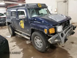 2007 Hummer H3 SUV with VIN 5GTDN13E778142883, listed as a Copart auction lot 84789934 with 102,402 mi miles and Clean Title. Bid and sale history available at DreamBid. Image 4.