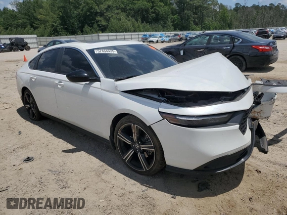 2023 Honda Accord Sport with VIN 1HGCY2F52PA003363, listed as a Copart auction lot 57854435 with Not provided miles and Salvage title. Bid and sale history available at DreamBid. Image 4.