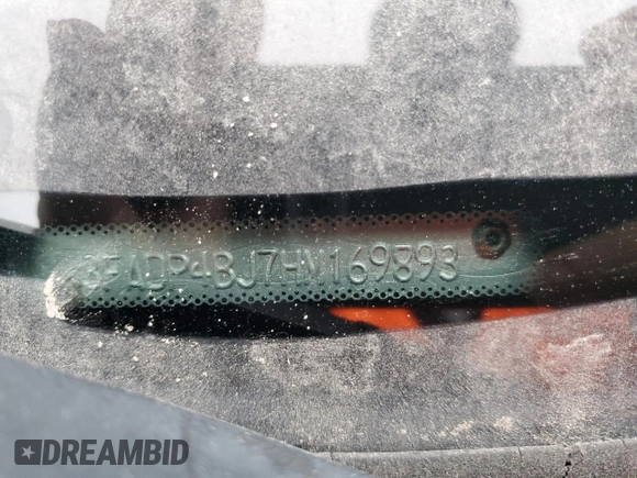 2017 Ford Fiesta SE with VIN 3FADP4BJ7HM169893, listed as a Copart auction lot 44365755 with 68,942 mi miles and Salvage Title. Bid and sale history available at DreamBid. Image 12.