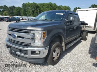2018 Ford F-350 XL with VIN 1FT8W3DT7JEB59772, listed as a Copart auction lot 64850034 with Not provided miles and Salvage title. Bid and sale history available at DreamBid. Image 2.