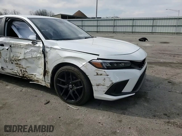 2023 Honda Civic Sport with VIN 19XFL2H87PE014387, listed as a Copart auction lot 50012815 with 62,079 mi miles and Salvage Title. Bid and sale history available at DreamBid. Image 11.