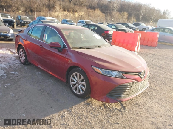 2020 Toyota Camry LE with VIN 4T1C11AK3LU988416, listed as a IAAI auction lot 41045964 with 353,601 mi miles. Bid and sale history available at carsss.com. Image 1.