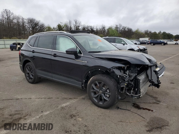 2024 Volkswagen Tiguan SE с VIN 3VVMB7AX9RM171843, выставлен на аукционе Copart как лот 56198695 с пробегом 6 933 миль миль и Списание • Salvage title. История ставок и продаж доступна на DreamBid. Изображение 4.