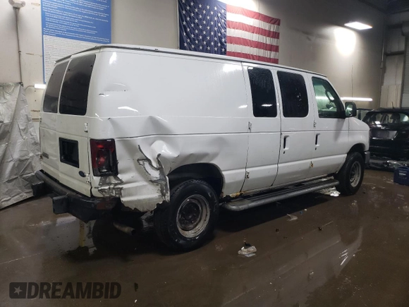 2008 Ford Econoline Cargo Commercial with VIN 1FTNE24W28DA88751, listed as a Copart auction lot 42938085 with 234,429 mi miles and Salvage Title. Bid and sale history available at DreamBid. Image 3.