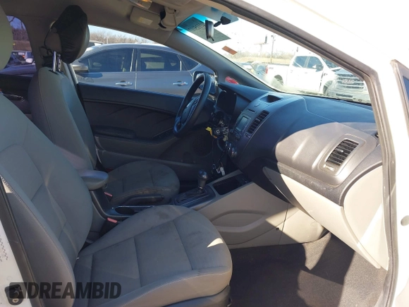 2016 Kia Forte LX with VIN KNAFX4A67G5554081, listed as a IAAI auction lot 41115117 with 145,432 mi miles. Bid and sale history available at carsss.com. Image 5.