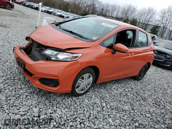 2018 Honda Fit LX with VIN 3HGGK5H43JM700138, listed as a Copart auction lot 52957555 with 55,309 mi miles and Salvage Title. Bid and sale history available at carsss.com. Image 1.