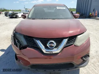 2015 Nissan Rogue S with VIN KNMAT2MT2FP504352, listed as a Copart auction lot 52797585 with 156,644 mi miles and Salvage Title. Bid and sale history available at carsss.com. Image 5.