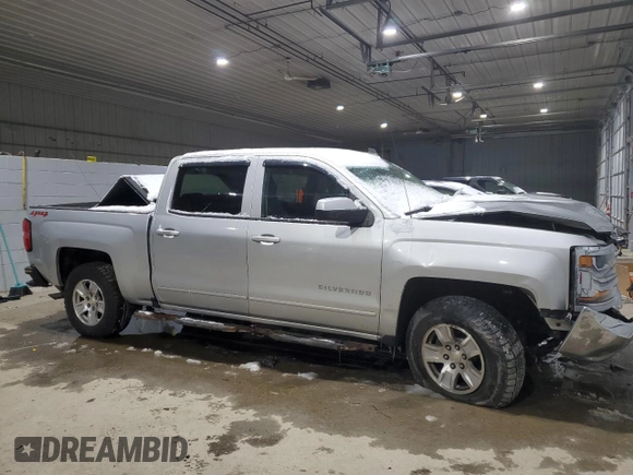 2018 Chevrolet Silverado 1500 LT with VIN 3GCUKREC6JG615006, listed as a Copart auction lot 88089605 with Not Provided miles and Salvage Title. Bid and sale history available at DreamBid. Image 4.