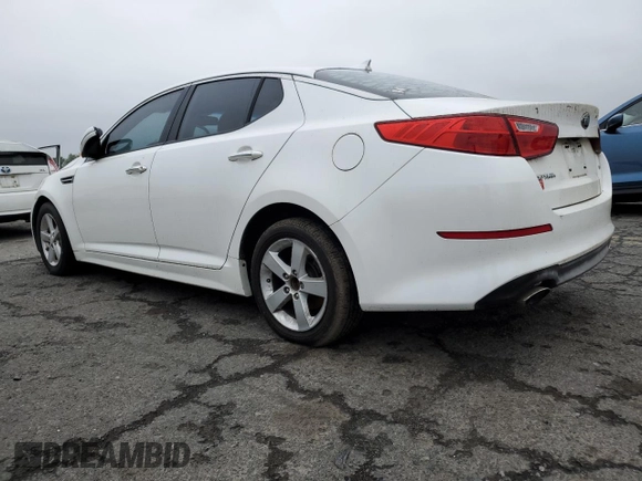 2015 Kia Optima LX z VIN KNAGM4A7XF5646760, wystawiony jako Copart lot #60365405 z przebiegiem 85 291 mil mil oraz Czysty tytuł • Clean title. Historia ofert i sprzedaży dostępna na DreamBid. Obrazek 2.