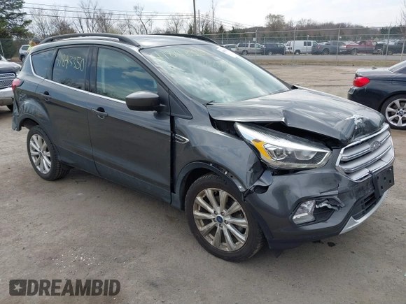 2019 Ford Escape SEL with VIN 1FMCU9HD1KUB75409, listed as a IAAI auction lot 41843350 with 91,835 mi miles. Bid and sale history available at carsss.com. Image 1.