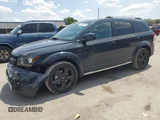 2018 Dodge Journey Crossroad z VIN 3C4PDCGG5JT346427, wystawiony jako Copart lot #58333175 z przebiegiem 88 635 mil mil oraz Szkoda całkowita • Salvage title. Historia ofert i sprzedaży dostępna na DreamBid. Obrazek 1.