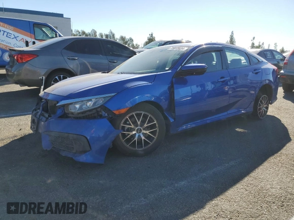 2017 Honda Civic Sedan LX with VIN 2HGFC2F50HH519641, listed as a Copart auction lot 79973024 with 121,961 mi miles and Salvage Title. Bid and sale history available at carsss.com. Image 1.