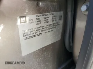 2014 Cadillac CTS Luxury AWD z VIN 1G6AX5S36E0170622, wystawiony jako Copart lot #55213715 z przebiegiem Nie podano mil oraz Szkoda całkowita • Salvage title. Historia ofert i sprzedaży dostępna na DreamBid. Obrazek 12.